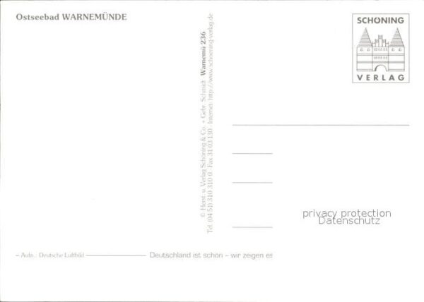 Warnemuende Ostseebad Fliegeraufnahme – Bild 2
