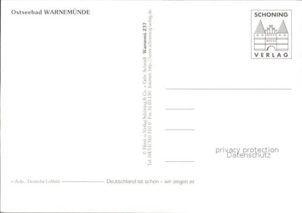 Warnemuende Ostseebad Fliegeraufnahme – Bild 2