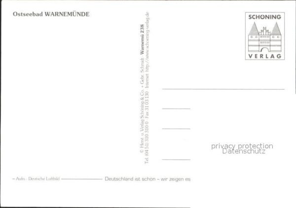 Warnemuende Ostseebad Fliegeraufnahme – Bild 2