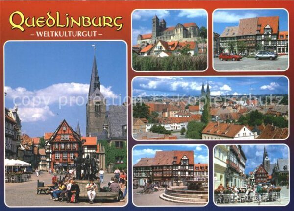 Quedlinburg Teilansichten Romantische Stadt an der