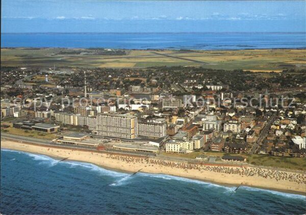 Westerland Sylt Nordseeheilbad Fliegeraufnahme