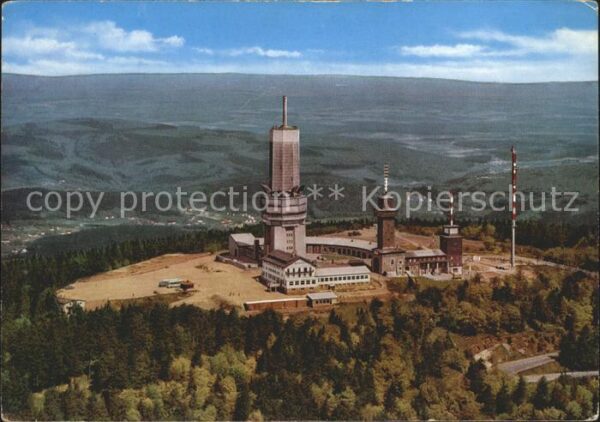 Grosser Feldberg Taunus Fernsehturm UKW Fernmeldeturm Original