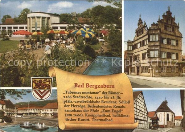 Bad Bergzabern Kneippheilbad Kurort Kurpark Kurhaus Ge