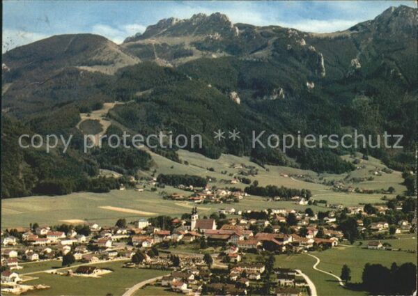 Aschau Chiemgau Luftkurort mit Kampenwand Bayerische Al