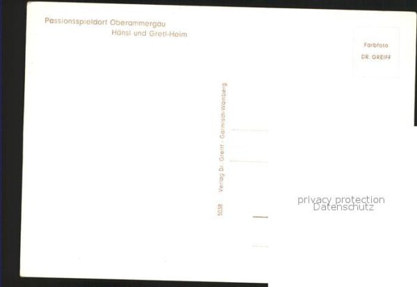 Oberammergau Hänsl und Gretl Heim Fassadenmalerei Pa – Bild 2