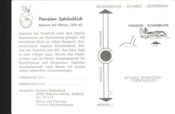 Naturns Pension Schönblick Schloss Hochnaturns – Bild 2