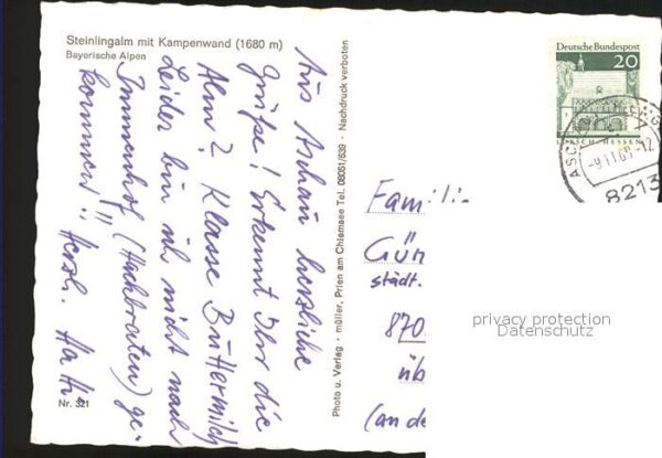 Aschau Chiemgau Steinlingalm mit Kampenwand Bayerische – Bild 2