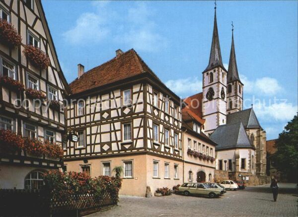 Bad Wimpfen Fachwerkhäuser Evangelische Kirche