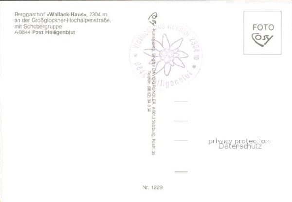 Heiligenblut Kaernten Berggasthof Wallack Haus Grossglockner – Bild 2