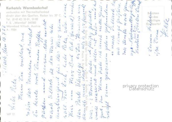 Villach Kaernten Kurhotels Warmbaderhof – Bild 2