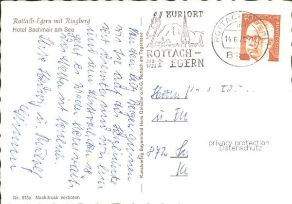 Rottach-Egern mit Ringberg Hotel Bachmair am See Kirc – Bild 2