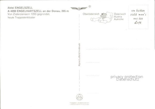 Engelhartszell Donau Oberoesterreich Abtei Engelszell Fliegeraufnahme – Bild 2