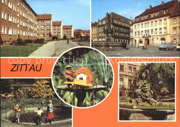 Zittau Neubaugebiet Herkulesbrunnen August Beb