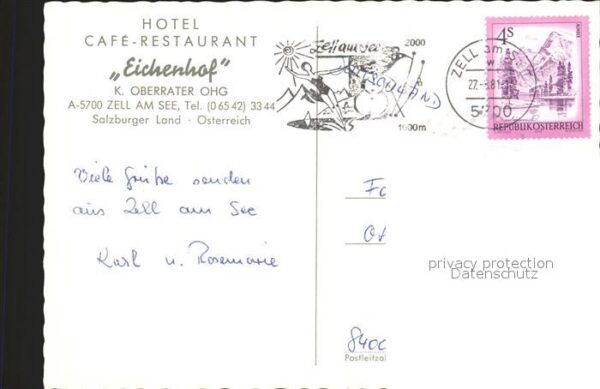 Zell See Hotel Cafe Restaurant Eichenhof – Bild 2