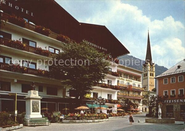 Bad Hofgastein Kaiser Franz Platz Denkmal Salzburger H