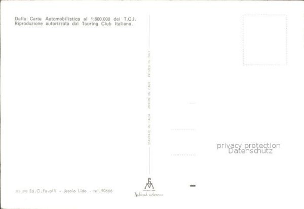 Jesolo Carta Automobilistica Spiaggia – Bild 2