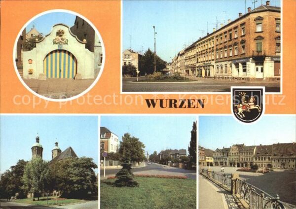 Wurzen Sachsen Posttor 18. Jhdt. Denkmal Friedrich Eng