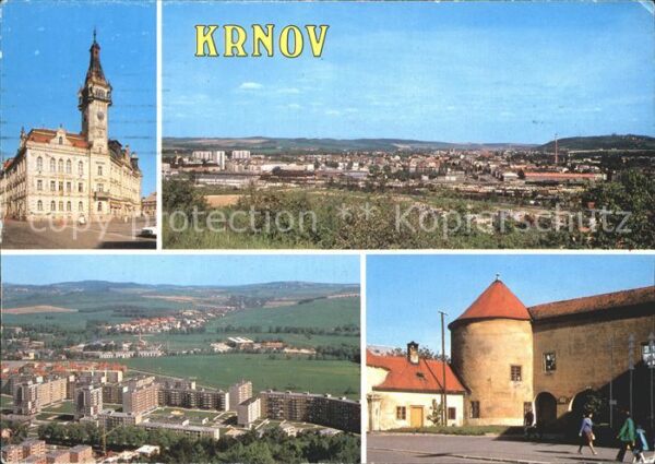 Krnov Radnice Celkovy pohled Sidliste Opavska