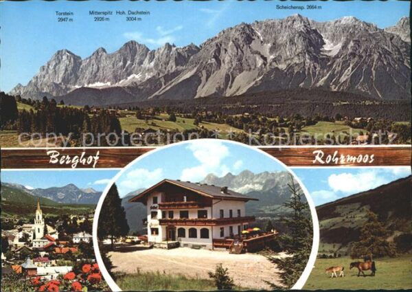 Schladming Obersteiermark Gasthof Pension Berghof Rohrmoos Alpenp