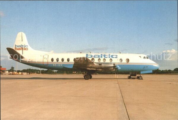 Flugzeuge Zivil Baltic Viscount 815 SE-IVY C/N 375