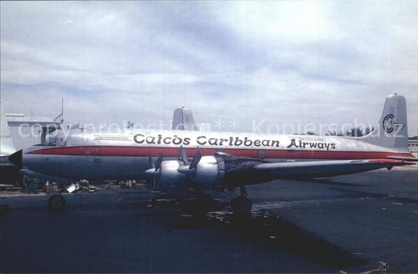 Flugzeuge Zivil Caicos Caribbean Airways Douglas DC6A c
