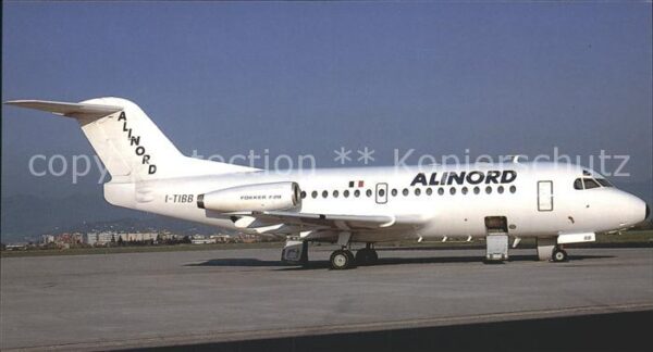 Flugzeuge Zivil Alinord Fokker F28 Mk. 1000 I-TIBB c/n