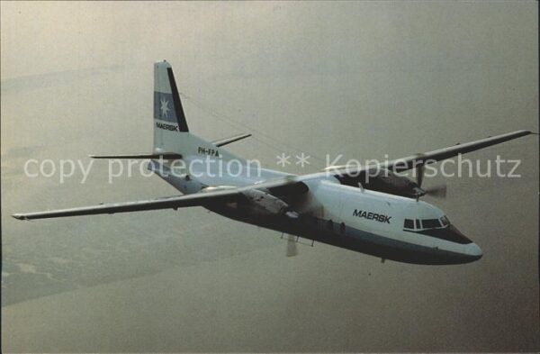 Flugzeuge Zivil Maersk Air Fokker F27