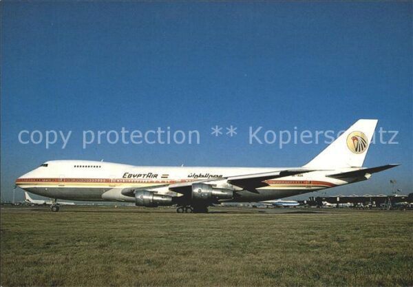 Flugzeuge Zivil Egyptair Boeing 747 9K-ADA