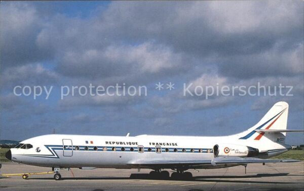 Flugzeuge Zivil Republique Francaise Super Caravelle 10