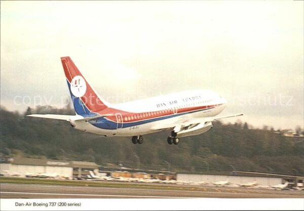 Flugzeuge Zivil Dan-Air Boeing 737