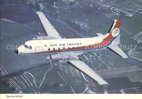 Flugzeuge Zivil Dan-Air HS748