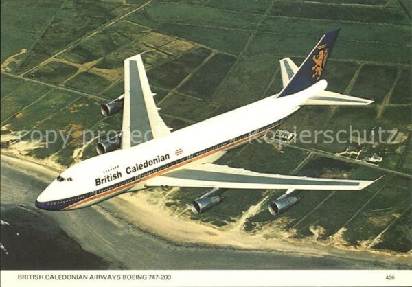 Flugzeuge Zivil British Caledonian Airways Boeing 747-2