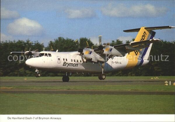 Flugzeuge Zivil Brymon Airways De Havilland Dash 7