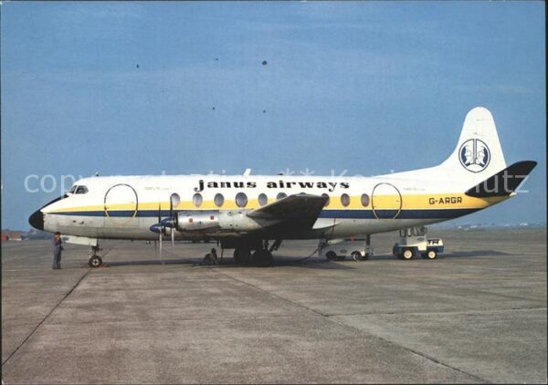 Flugzeuge Zivil Janus Airways Vickers Viscount 708 G-AR