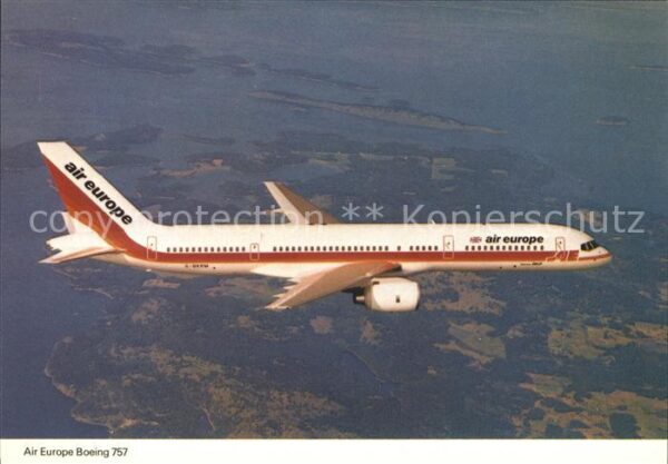 Flugzeuge Zivil Air Europe Boeing 757