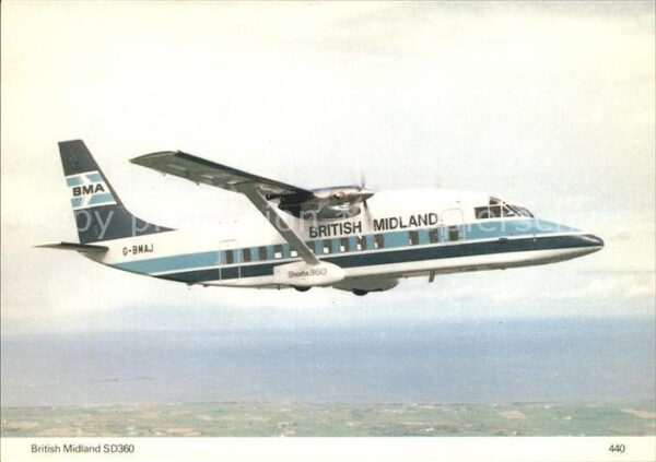 Flugzeuge Zivil British Midland SD360