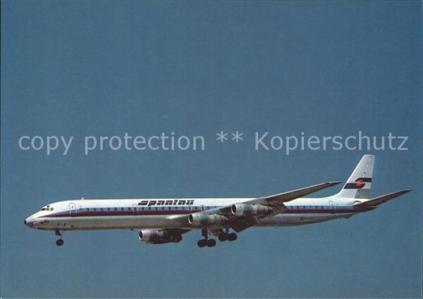 Flugzeuge Zivil Spantax Douglas DC8-61