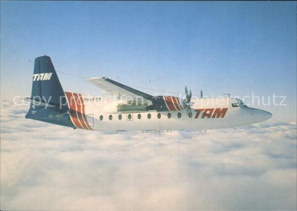 Flugzeuge Zivil TAM Fokker F27 Mk600 PH-FCR