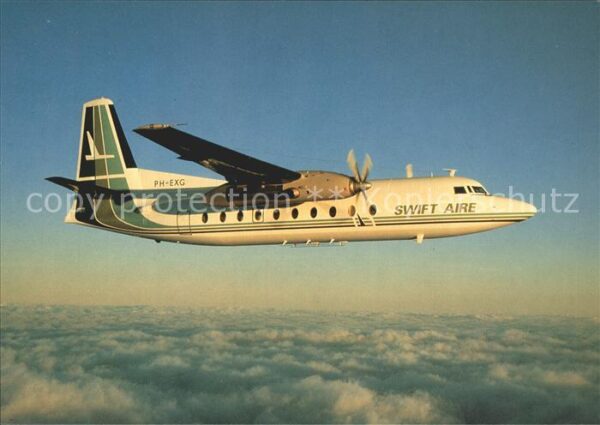 Flugzeuge Zivil Swift Aire Fokker F27 Mk600 PH-EXG