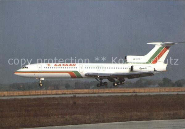 Flugzeuge Zivil Balkan Bulgarian Airlines Tupolev TU-15