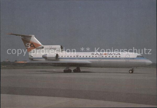 Flugzeuge Zivil Saravia Yakovlev YAK-42ML RA-42432