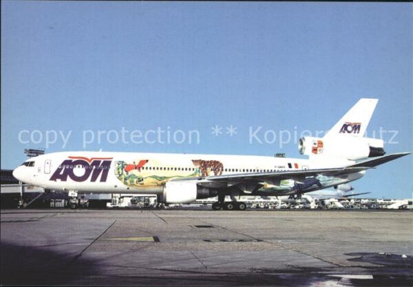 Flugzeuge Zivil AOM French Airlines WWF McDonnell Dougl