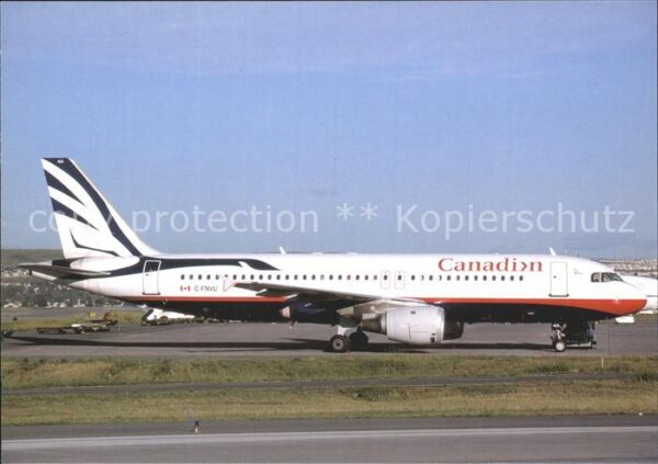 Flugzeuge Zivil Canadian Airlines Airbus A-320 C-FNVU