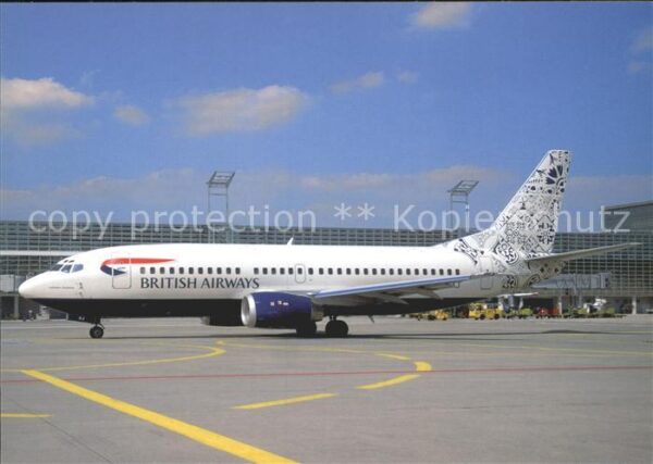 Flugzeuge Zivil British Airways Boeing B-737-36Q G-OHAJ