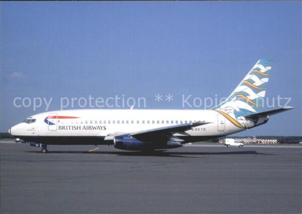 Flugzeuge Zivil British Airways Blue Pole Boeing 737-23