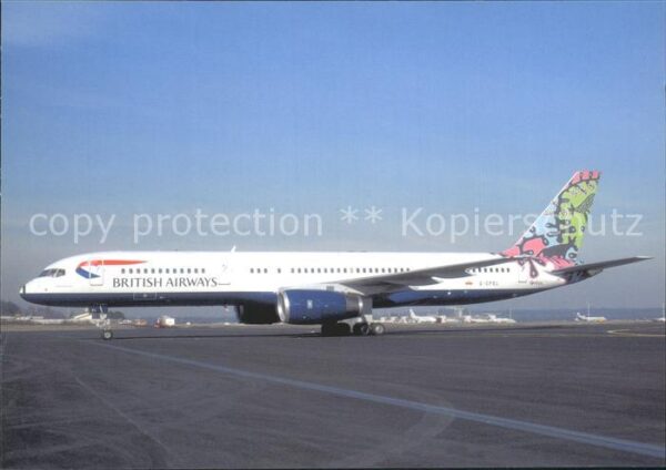 Flugzeuge Zivil British Airways Animals and Trees Boein