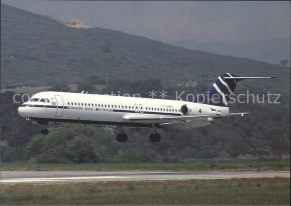 Flugzeuge Zivil Compagnie Corse Mediterranee Fokker 100