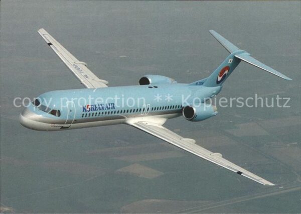 Flugzeuge Zivil Korean Air Fokker 100 HL-7208