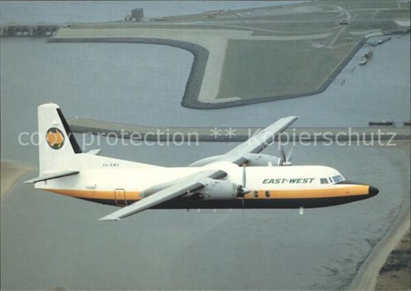 Flugzeuge Zivil East-West Airlines Fokker F27 Mk500 VH-