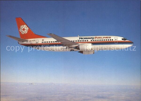 Flugzeuge Zivil Norway Airlines Boeing 737-300